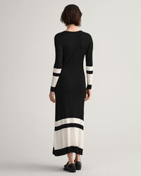 Block Stripe Ribbed Dress