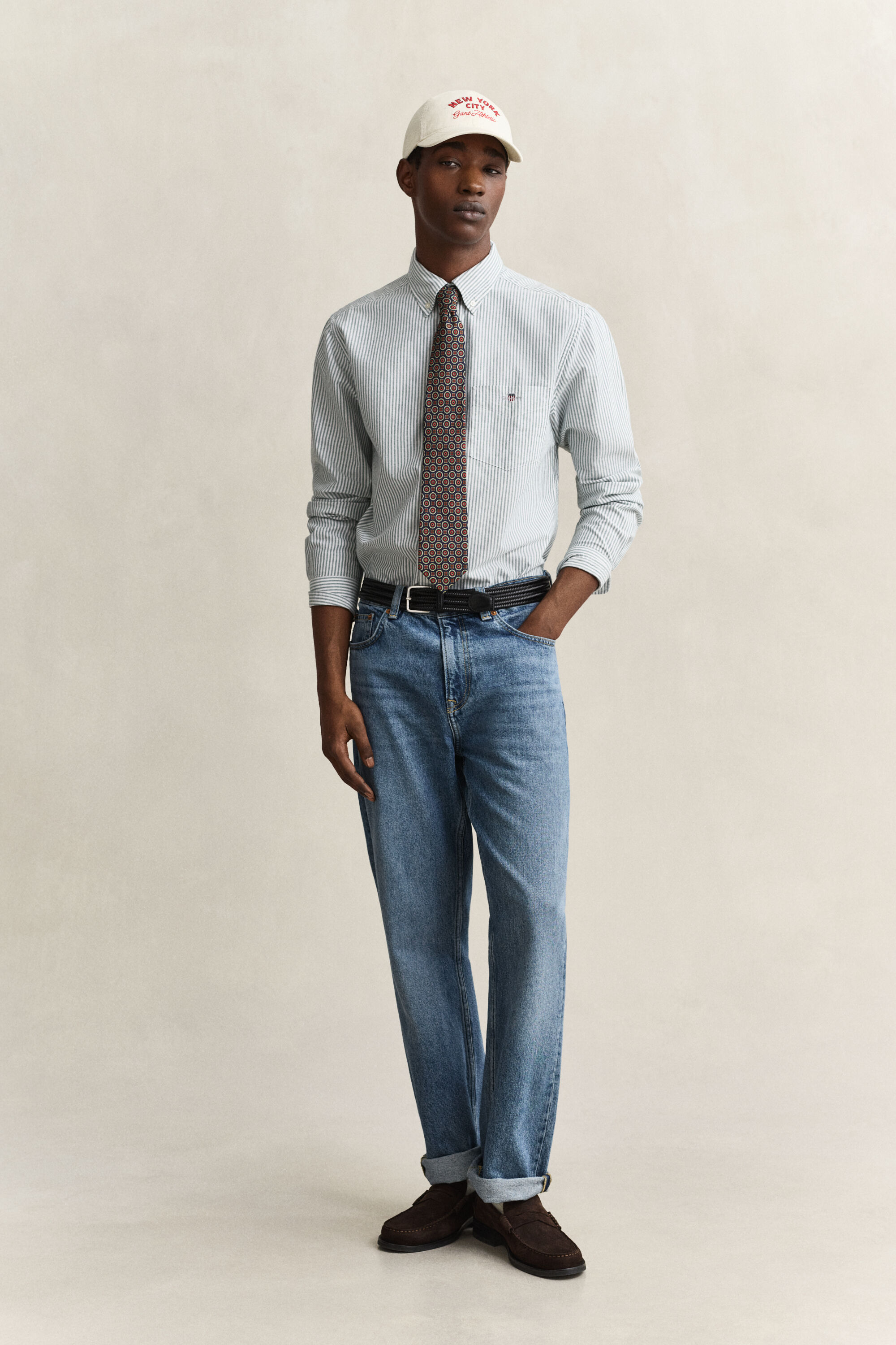 Classic Regular Striped Oxford Shirt