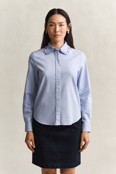 Frilly Classic Oxford Shirt — MISTY LAVENDER 6
