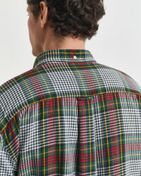 Relaxed Fit Lightweight Checked Twill Shirt