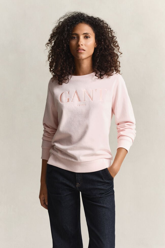 Tonal Graphic Crew Neck Sweatshirt