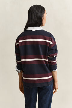 Striped Heavy Rugger — EVENING BLUE 2
