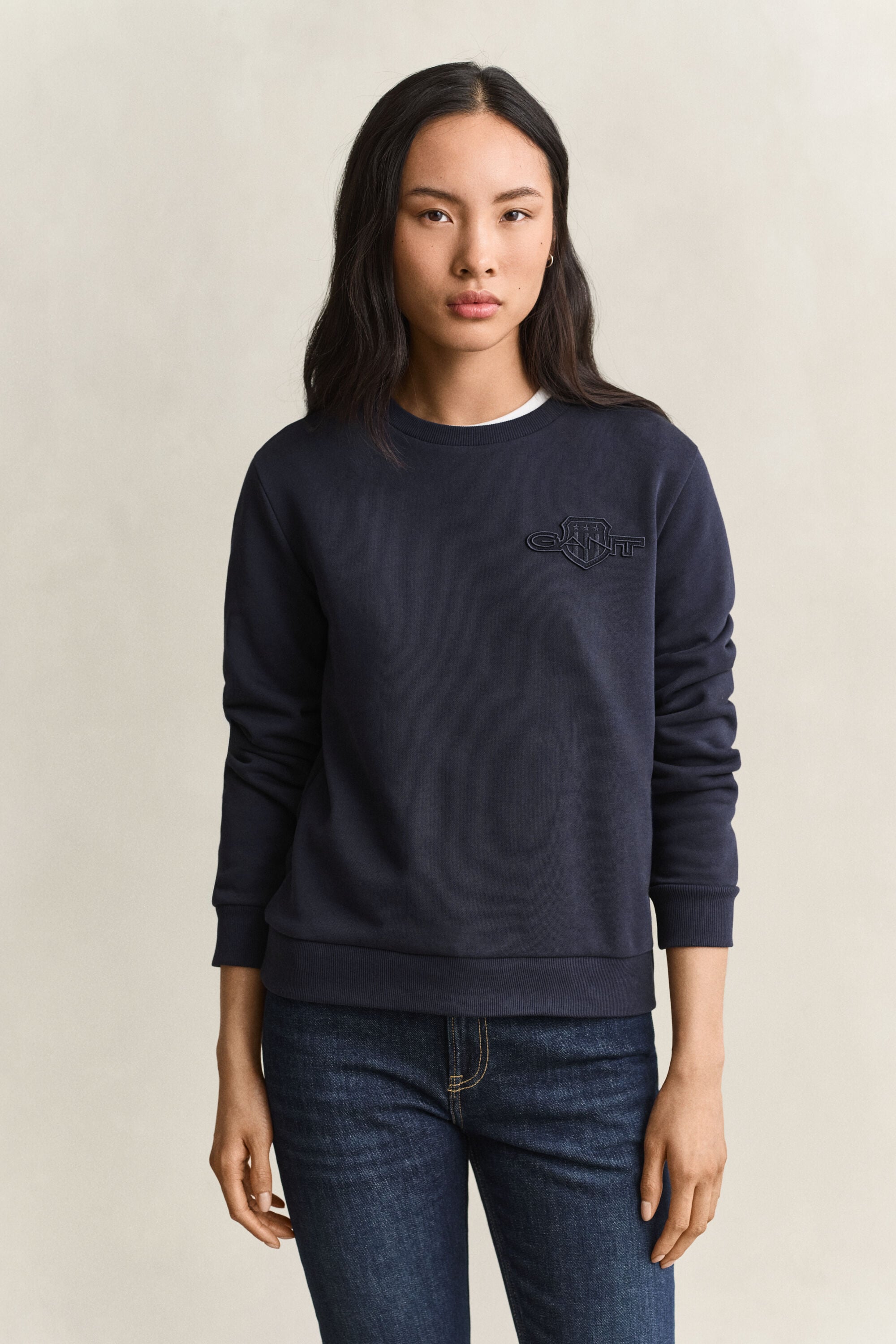 Tonal Shield Sweatshirt