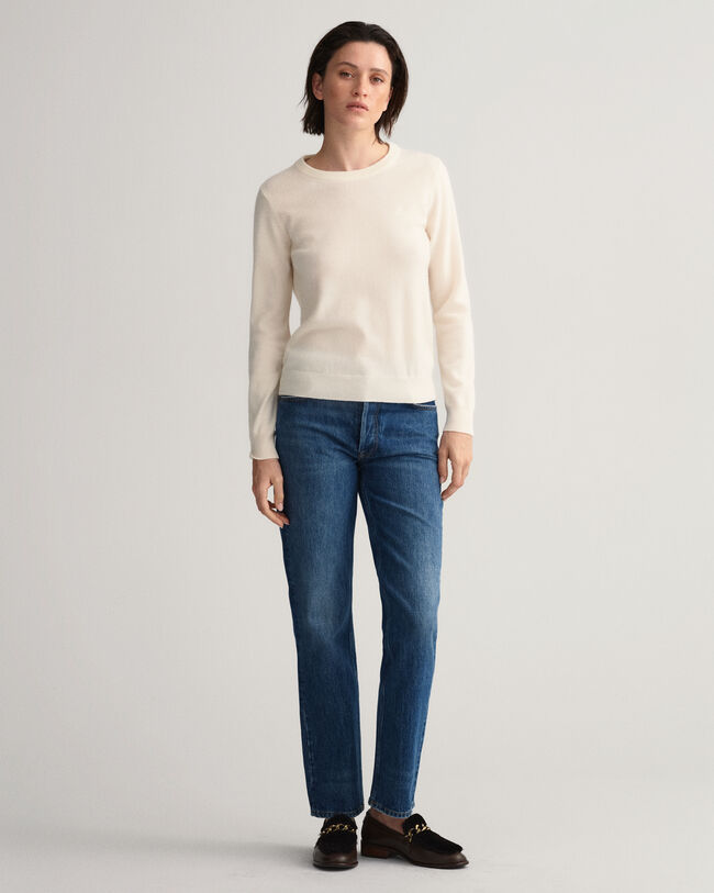 Super Fine Lambswool Crew Neck Sweater