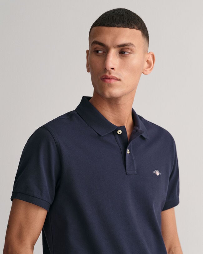 Slim Fit Shield Piqué Polo Shirt - GANT | Poloshirts