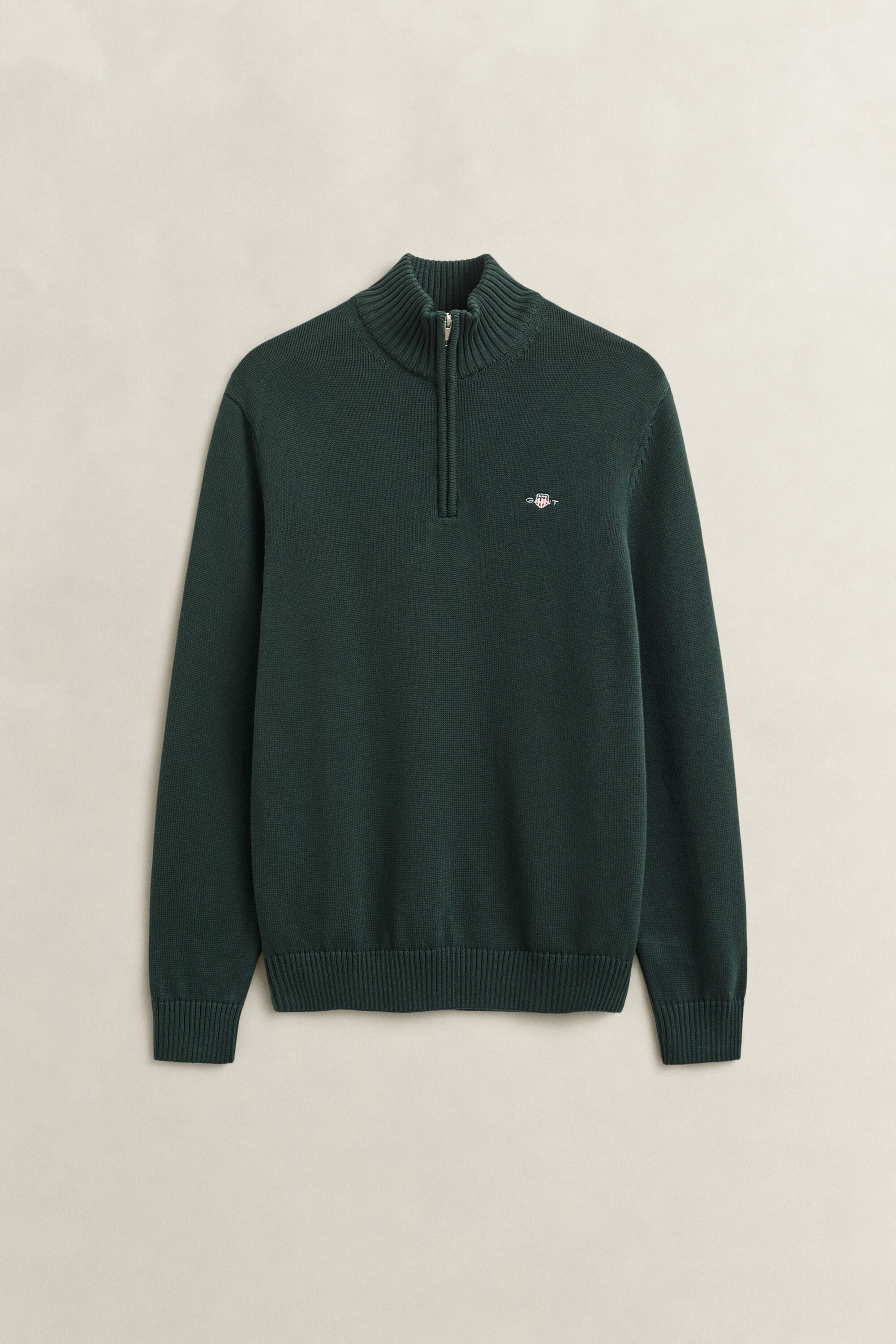 Casual Cotton Half-Zip Sweater