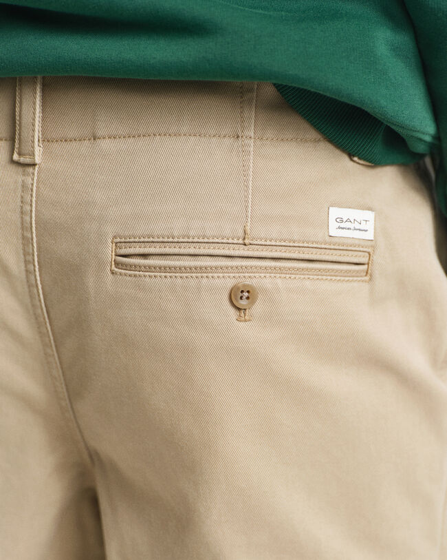 Relaxed Fit Cotton Twill Chinos