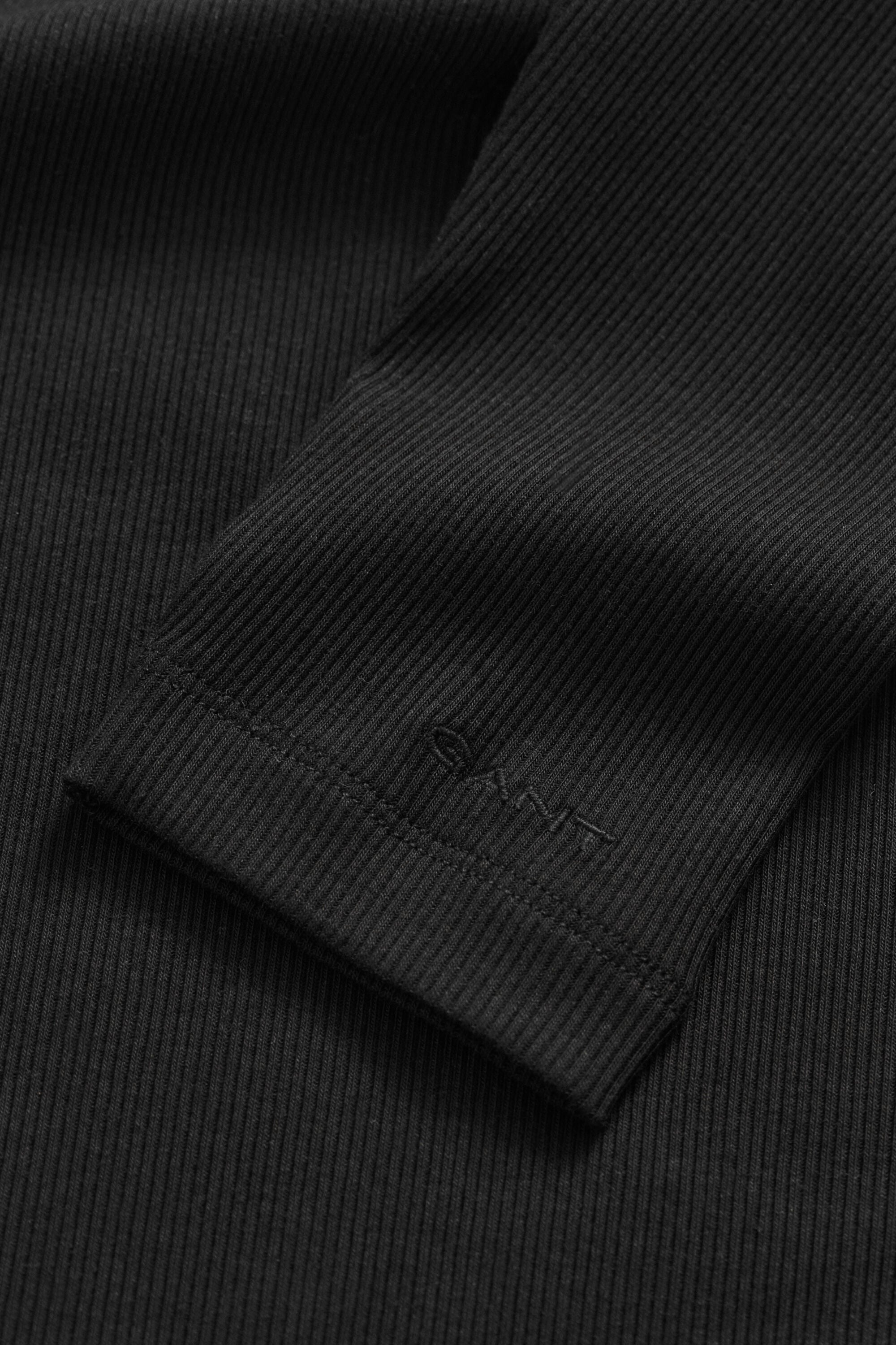 Ribbed Turtleneck Top