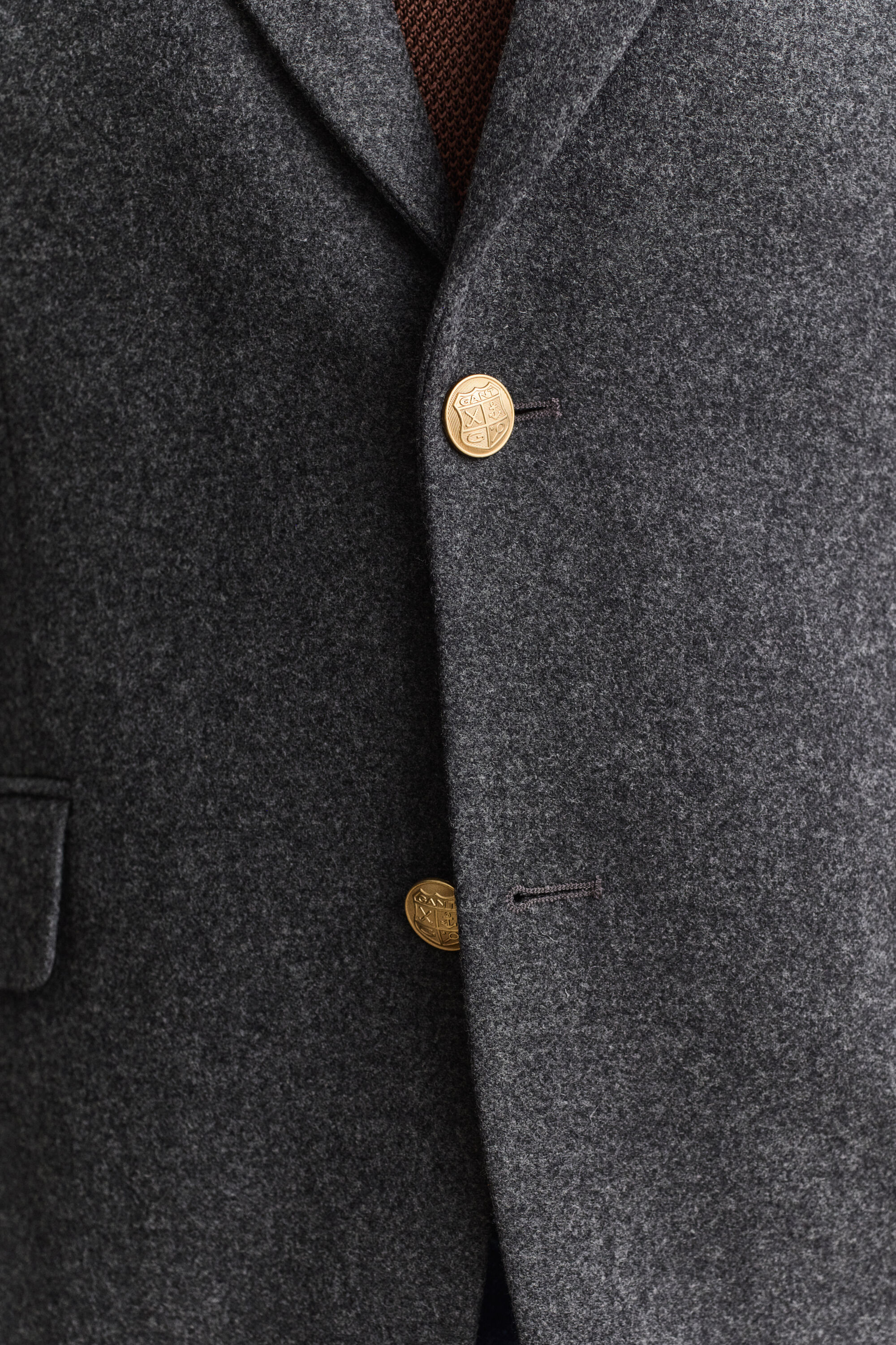 Classic Flannel Wool Club Blazer