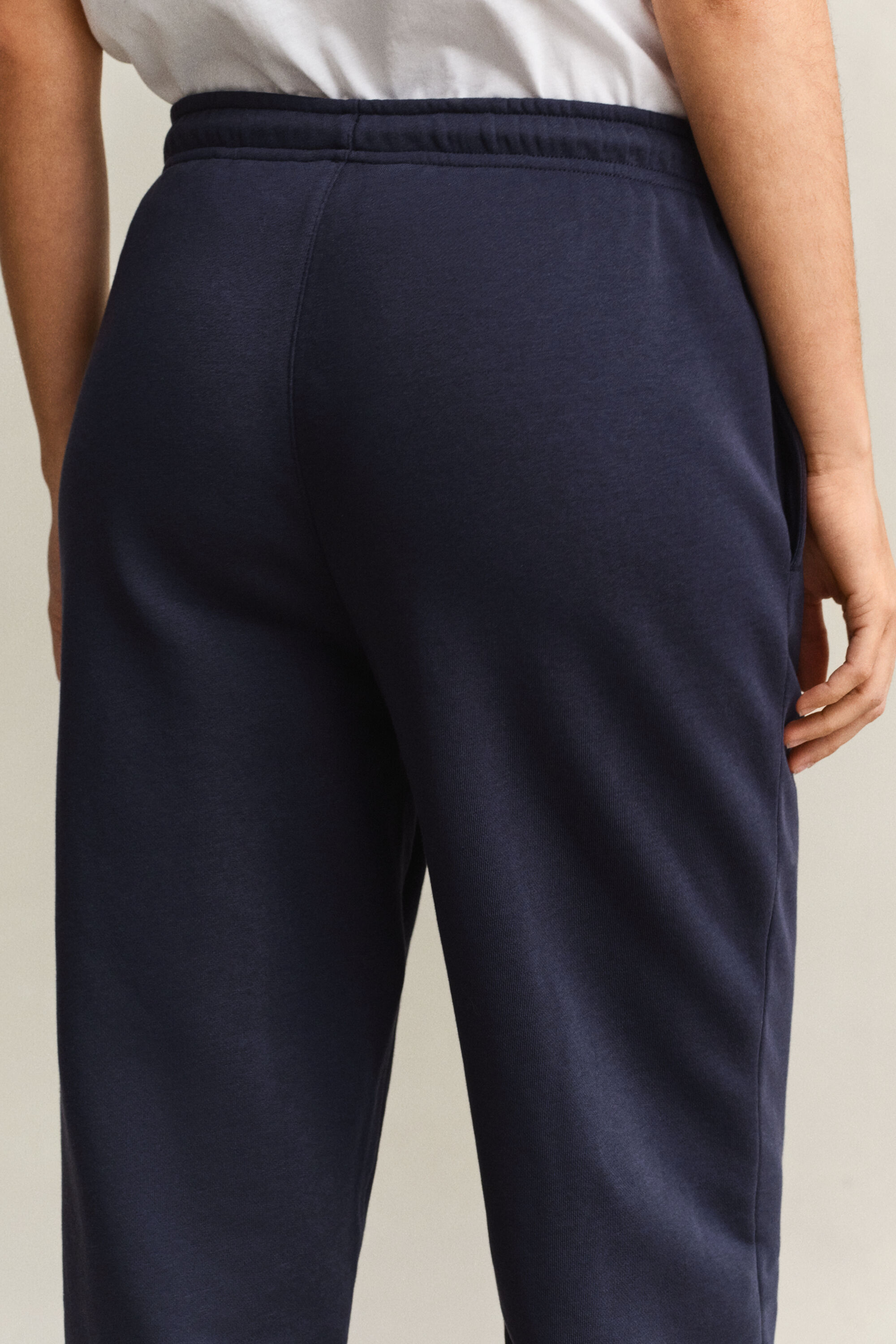 Tonal Shield Sweatpants — EVENING BLUE