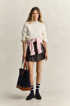 Gant x Yale V-Neck Sweater — CREAM 6