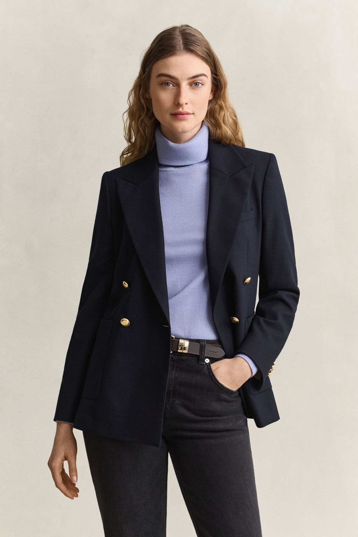 Classic Club Blazer — EVENING BLUE