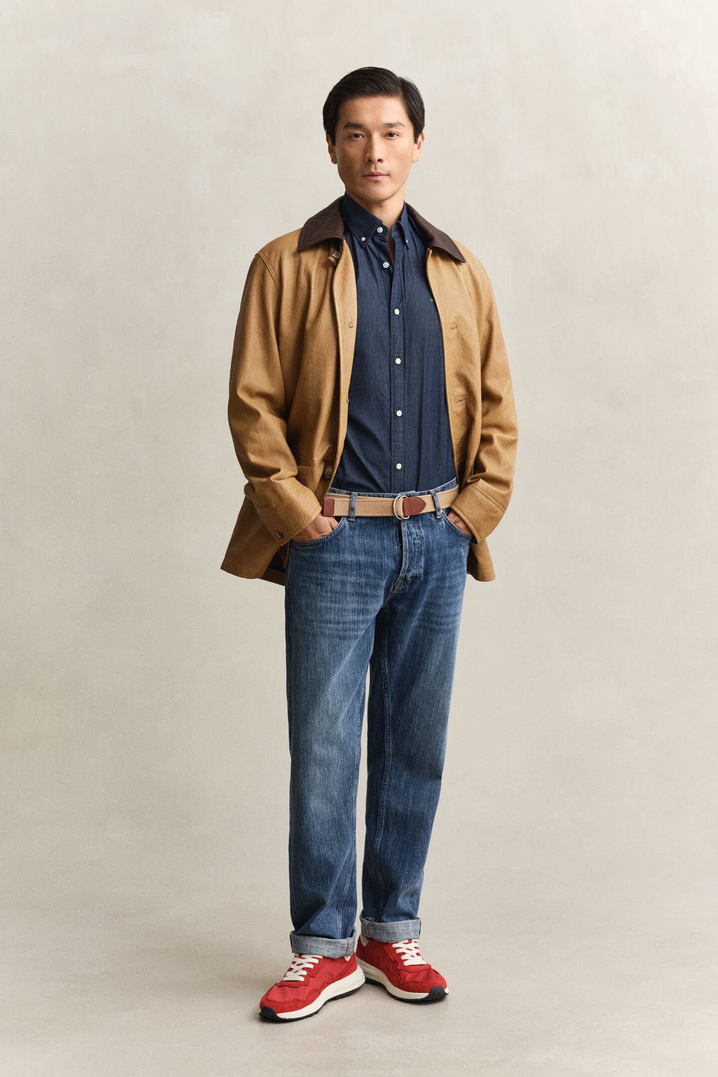 Slim Fit Indigo Shirt