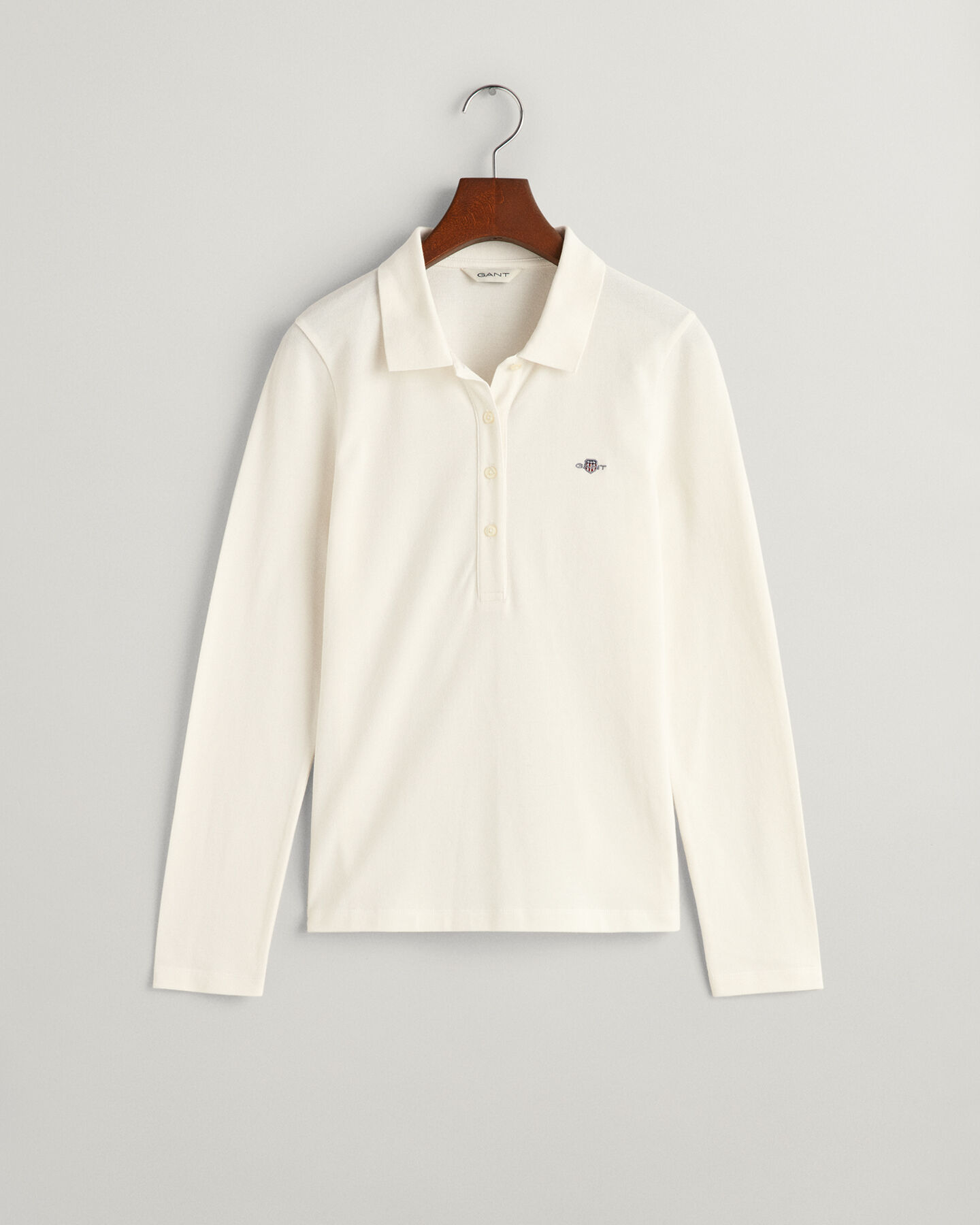 Shield Polo - Shirt GANT Sleeve Piqué Long