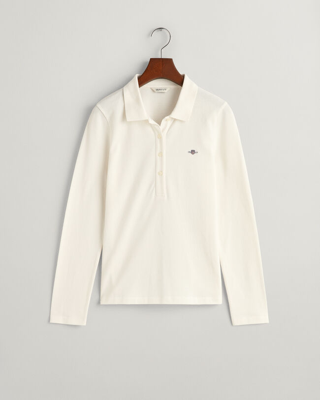 Shield Long Sleeve Piqué Polo Shirt GANT 