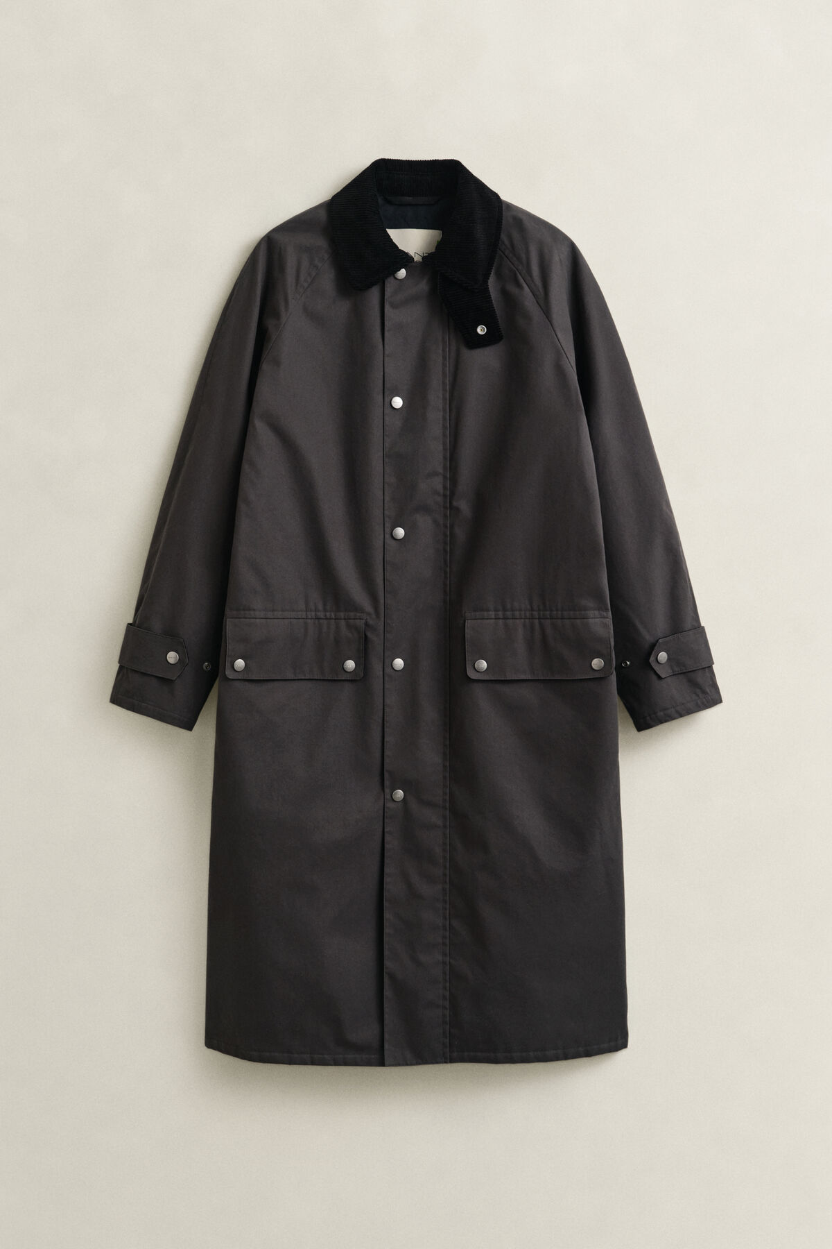 Waxed Barn Coat — DUSKY ANTHRACITE