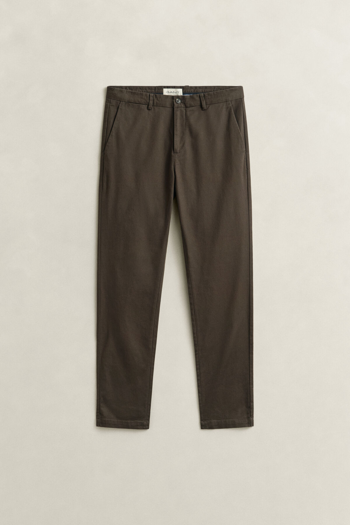 Slim Smart Chinos — SHADOW BROWN
