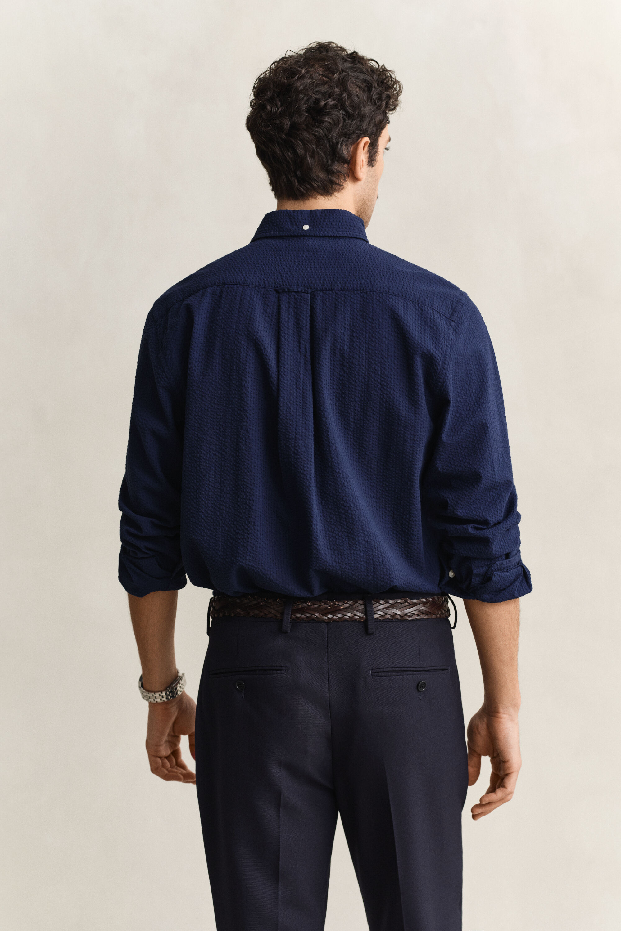 Regular Fit Seersucker Shirt