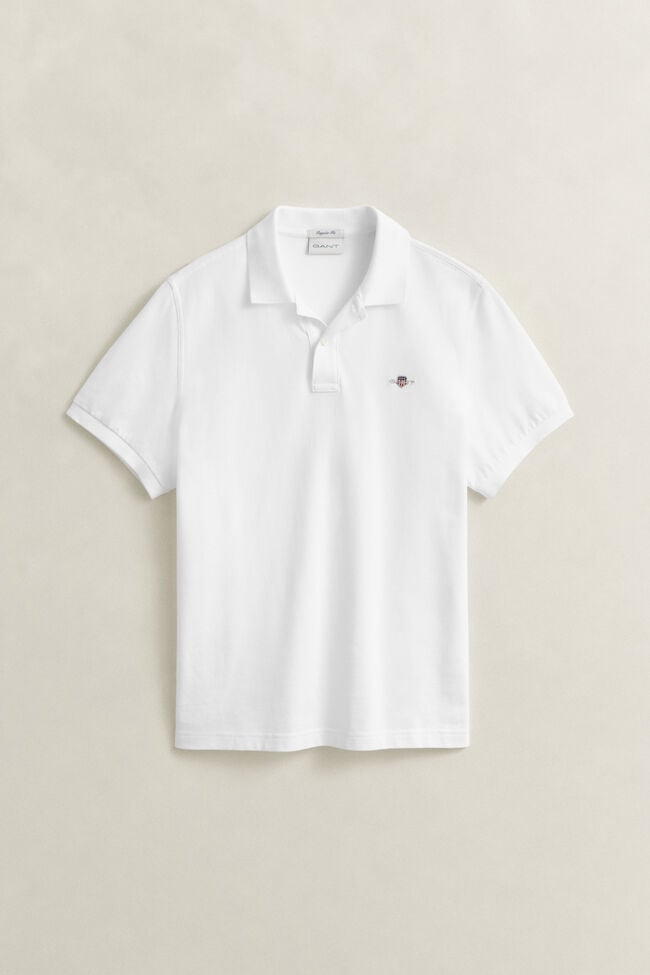 Regular Fit Shield Piqu&eacute; Polo Shirt