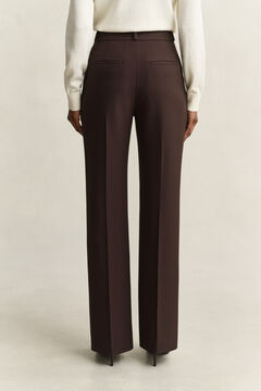 Flared Nautical Pants — DEEP BROWN 2