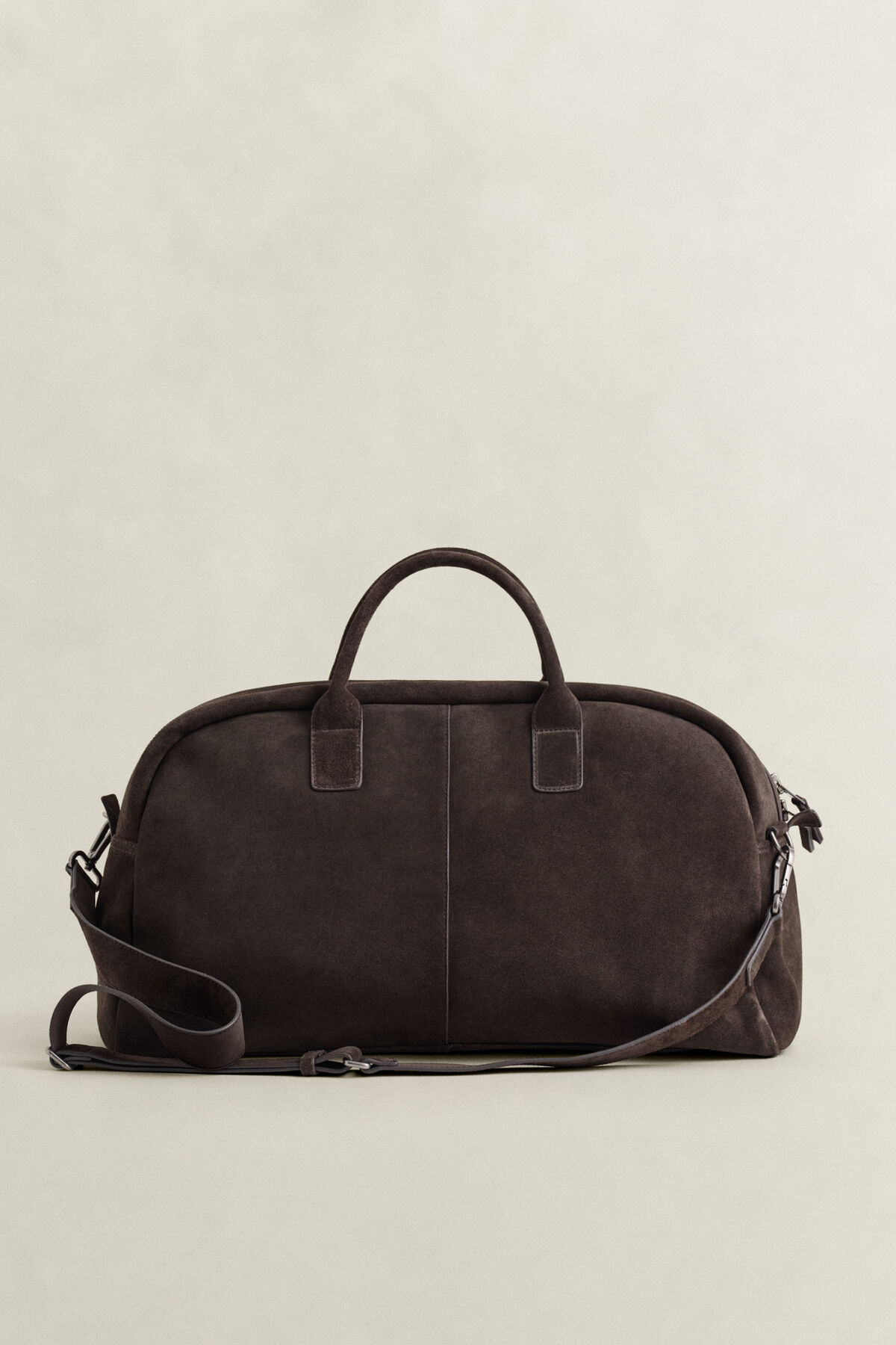 Suede Duffel Bag — RICH BROWN