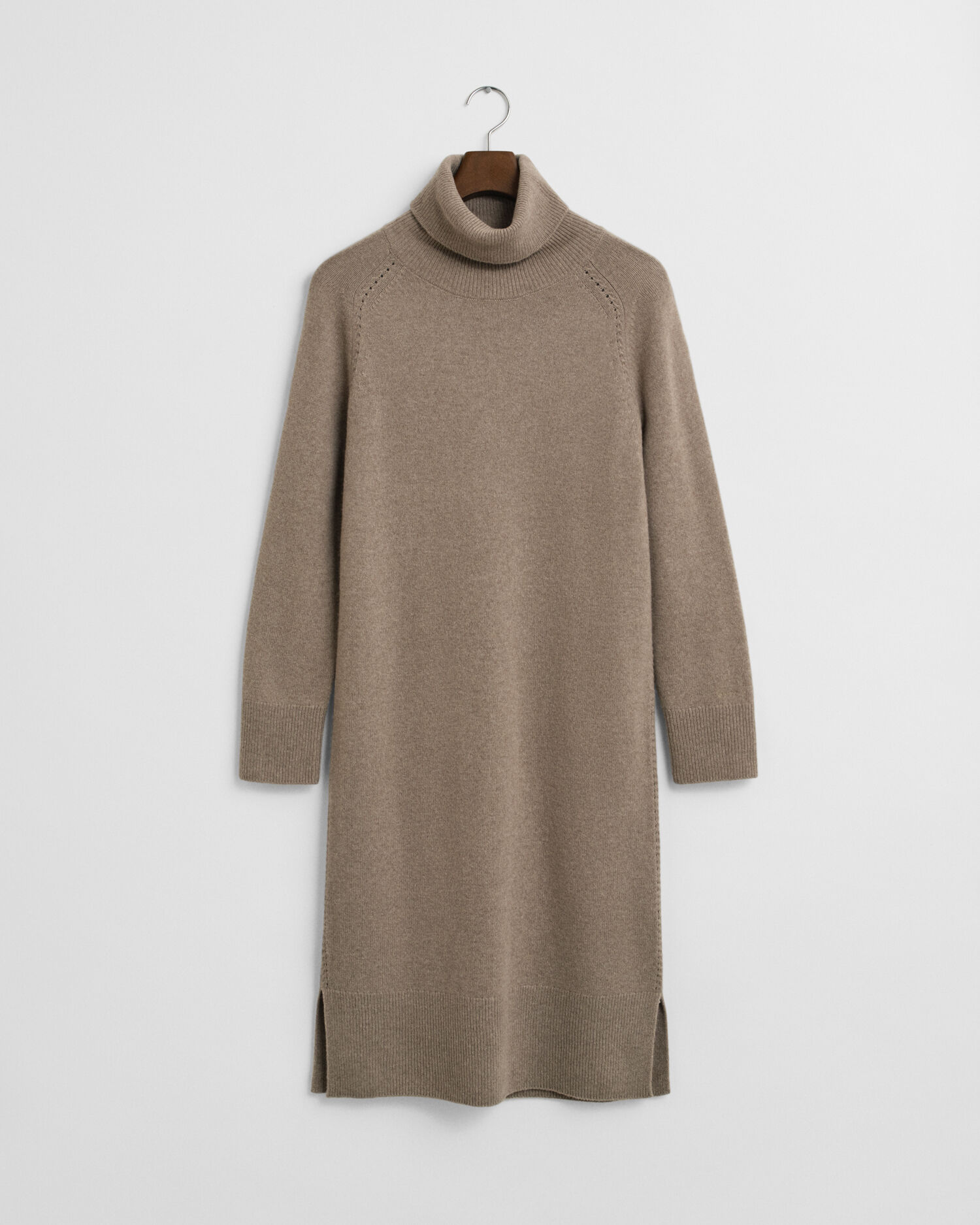 Knit Detail Turtleneck Dress - GANT