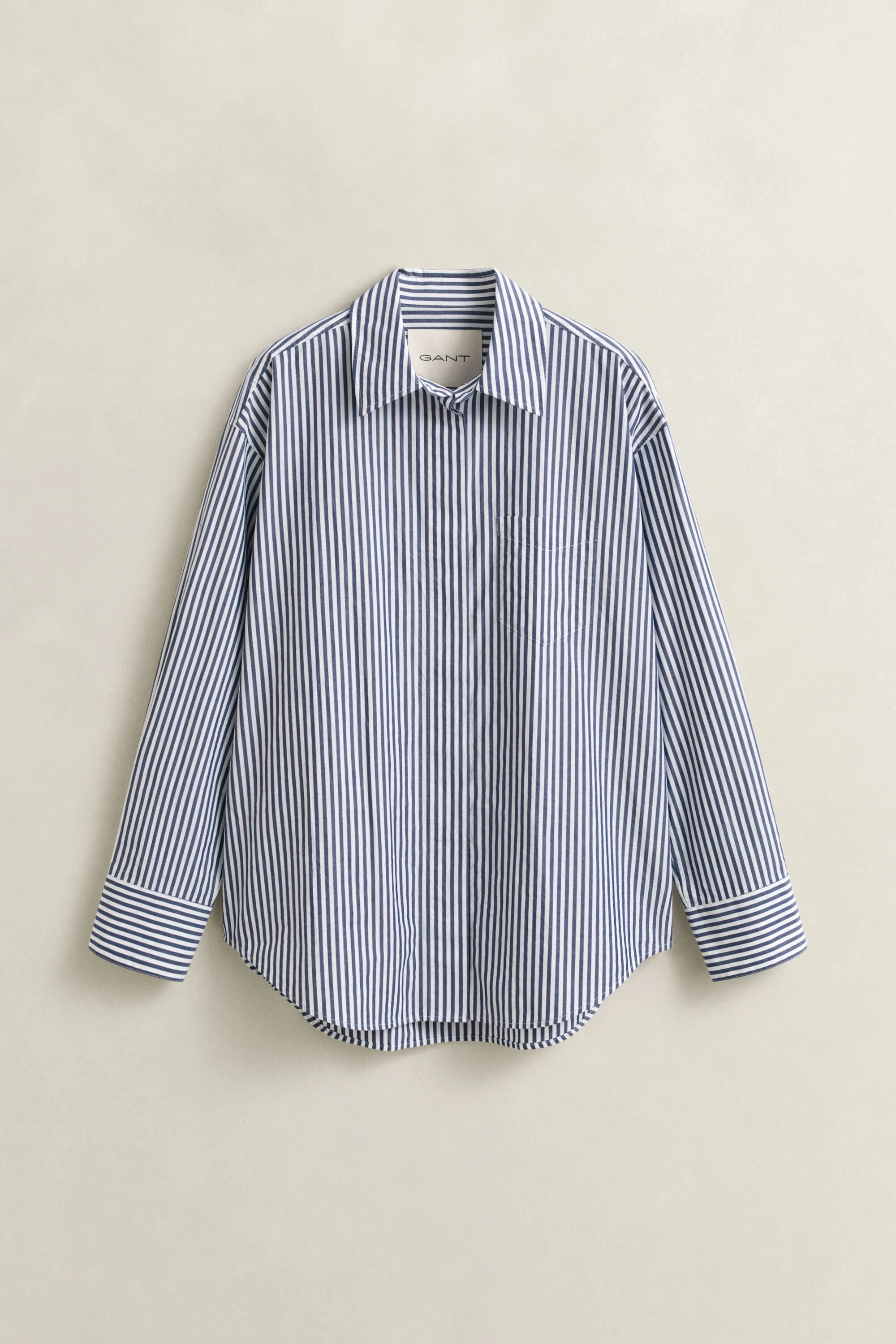 Striped Poplin Shirt