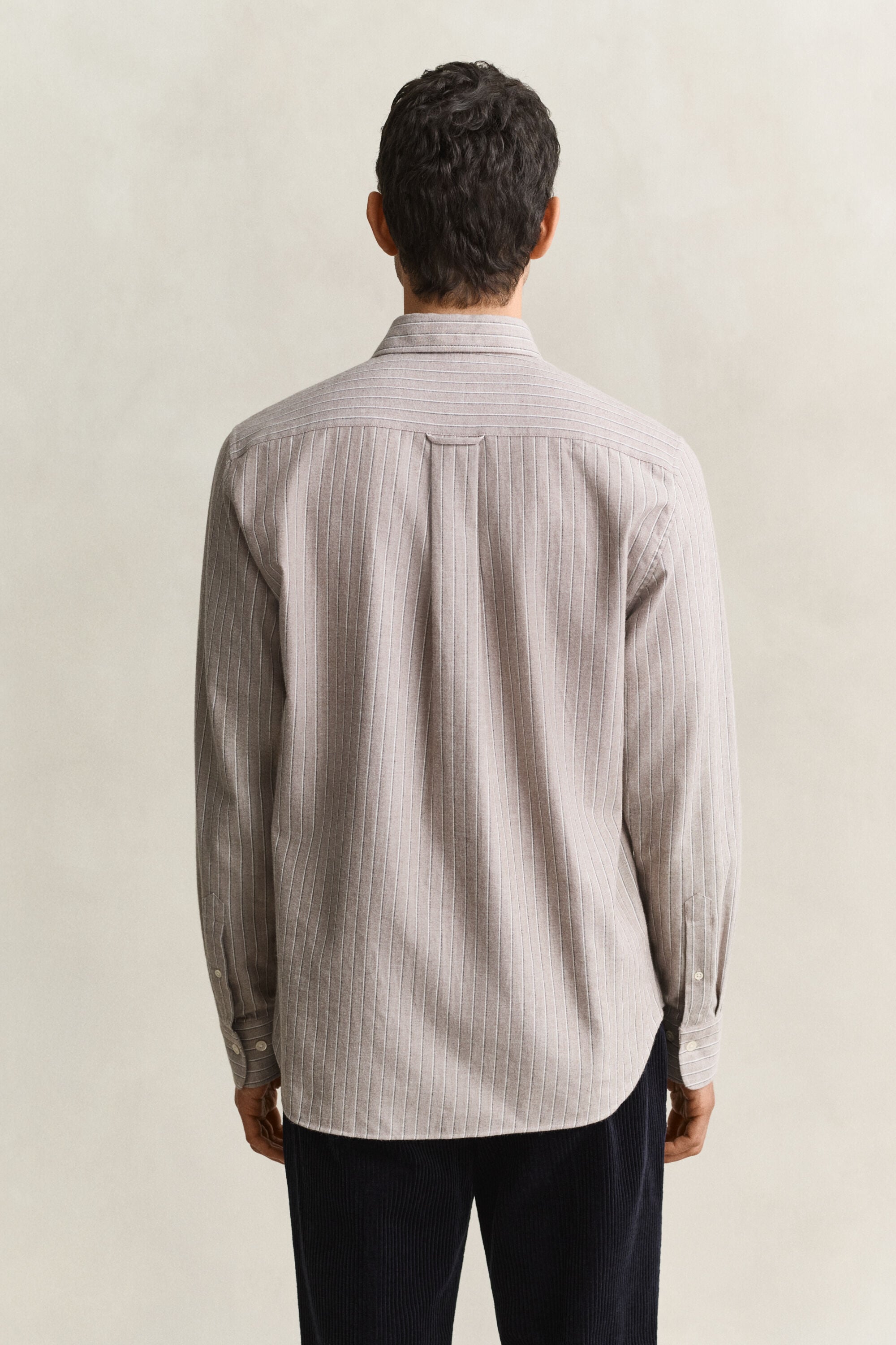 Striped Flannel Mélange Shirt