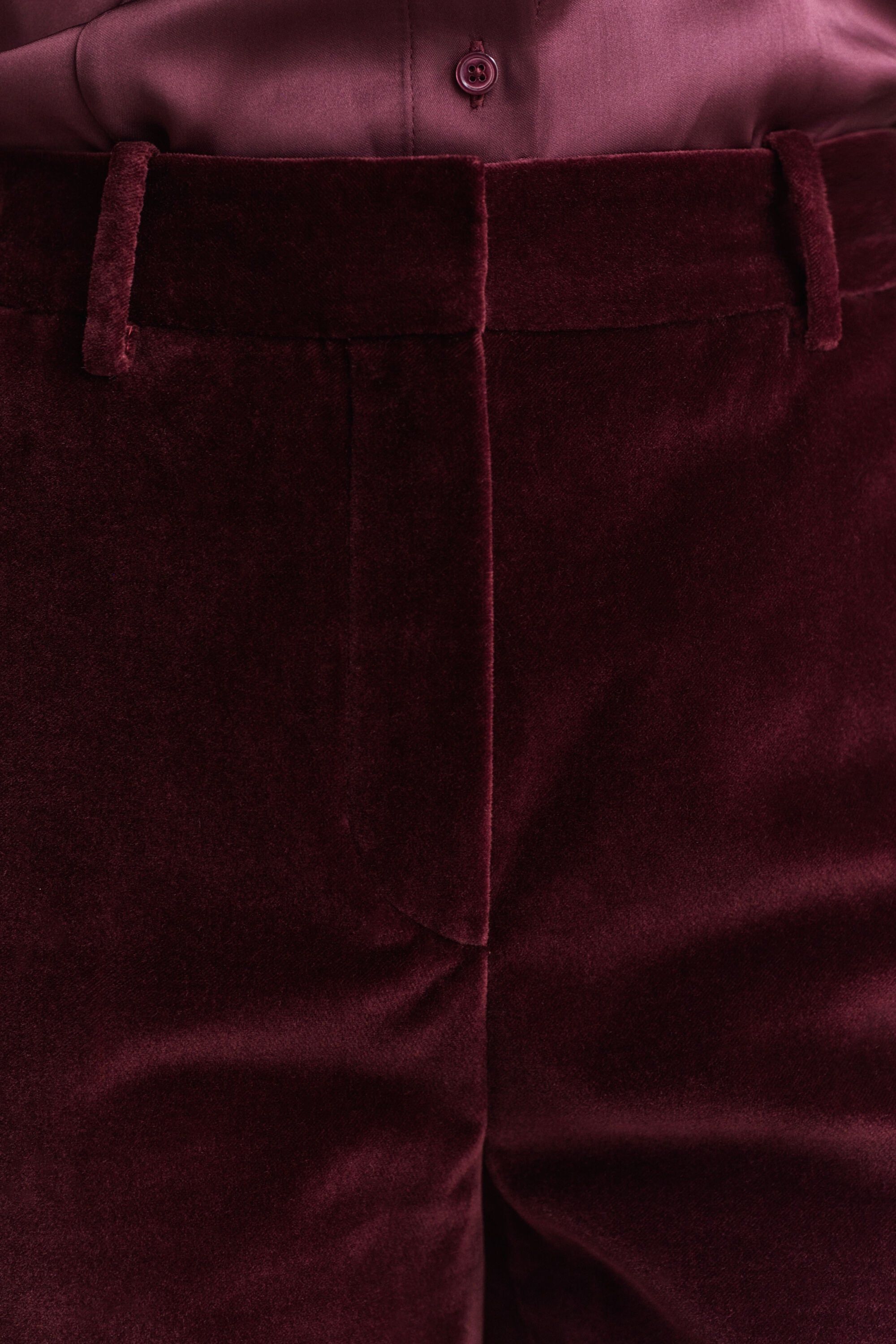 Tailored Velvet Pants