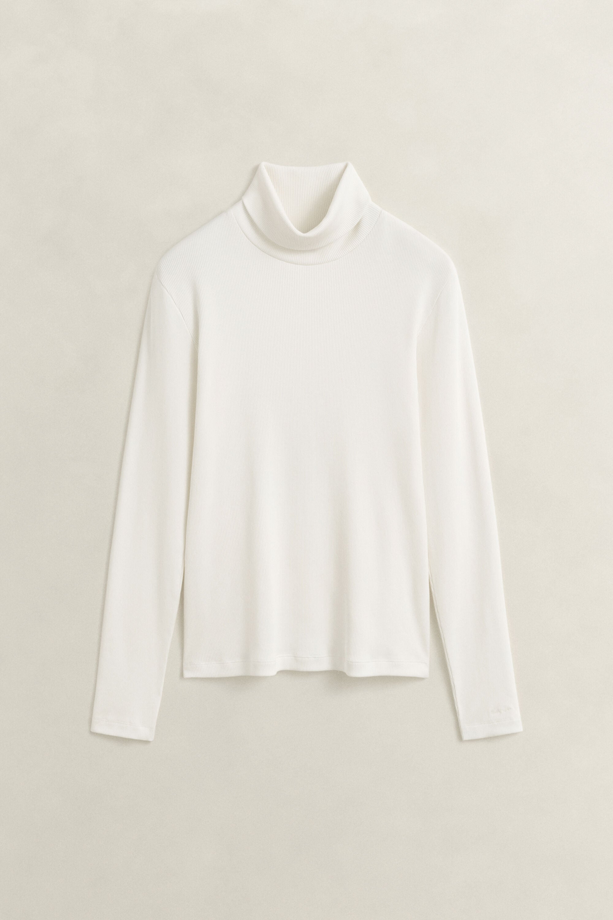 Ribbed Turtleneck Top