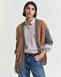 GANT Varsity V-Neck Cardigan