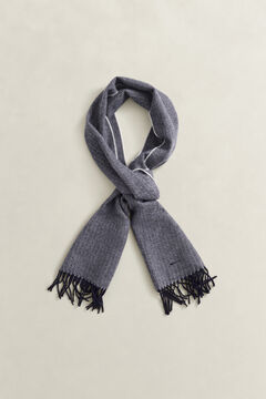 Herringbone Scarf — EVENING BLUE 2