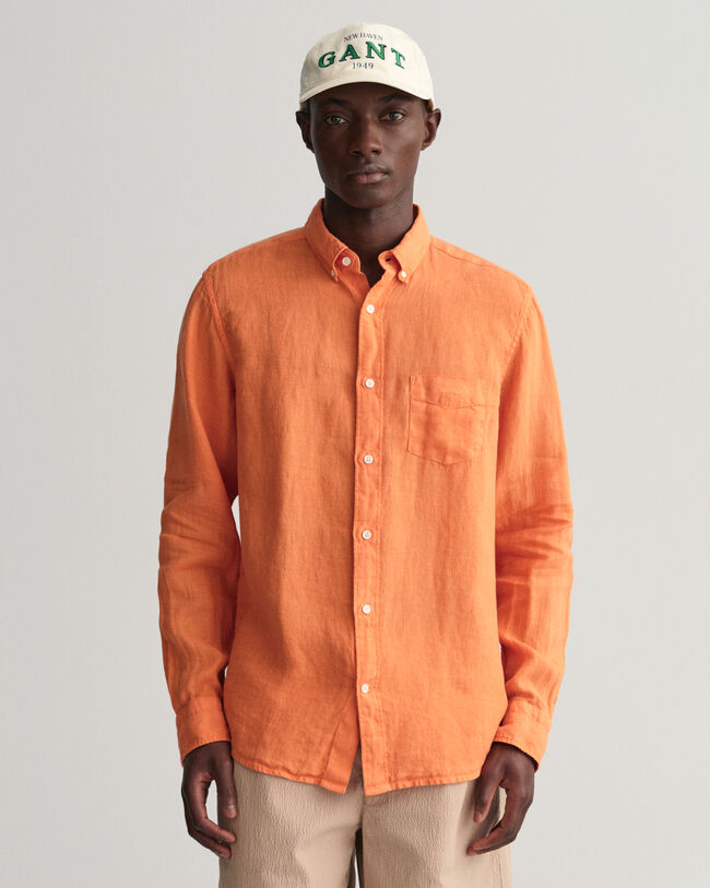 GANT Fit Linen Shirt Regular Garment-Dyed -