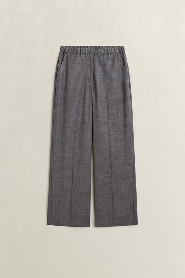 Flannel Pants — CHARCOAL MELANGE