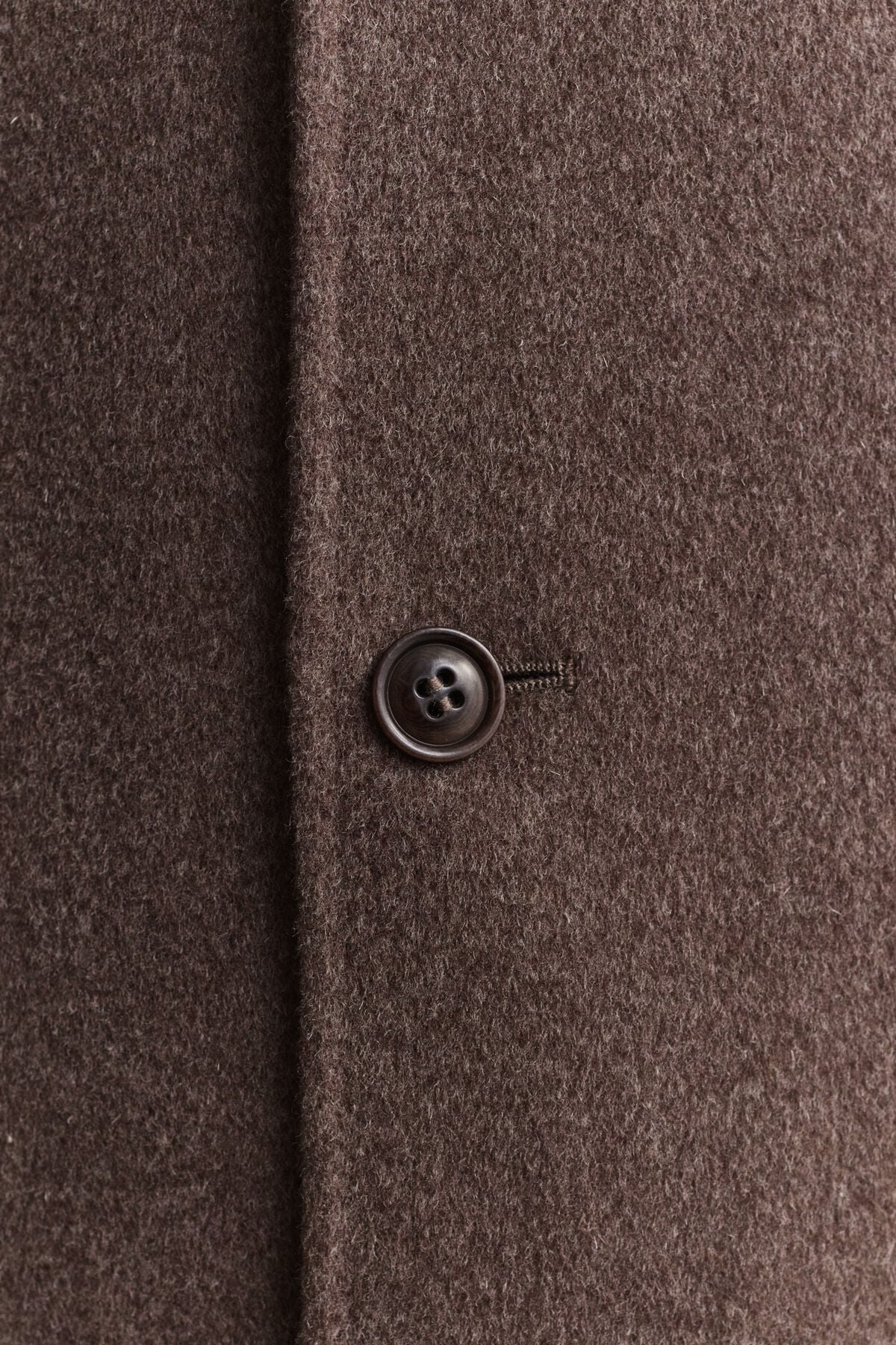 Handstitched Top Coat — SHADOW BROWN