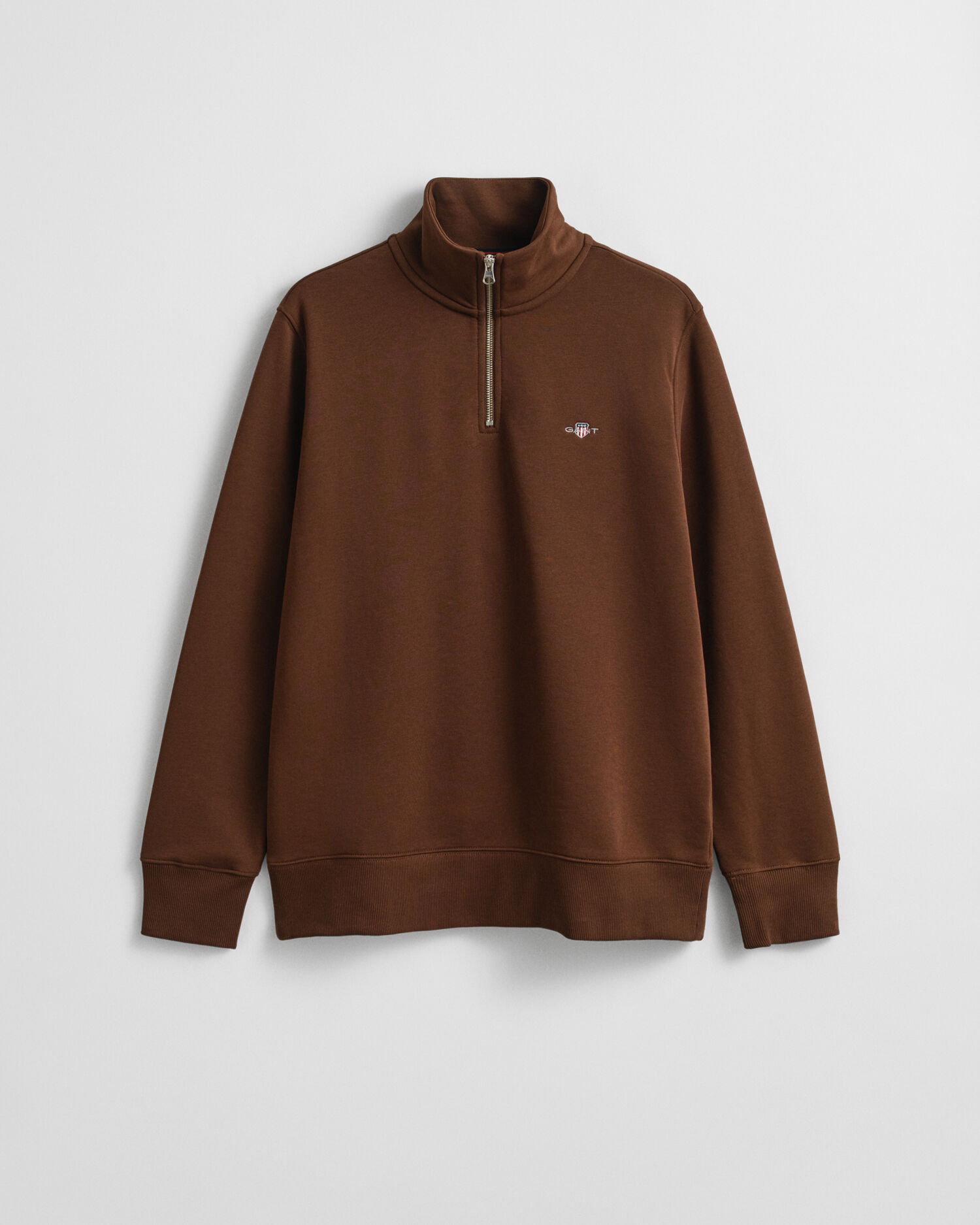 Corduroy Collar Quilted Zip Sweatshirt - GANT