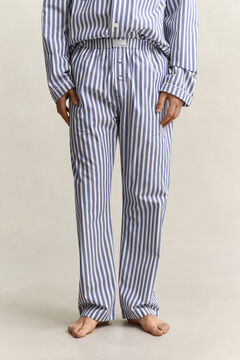 Poplin Pajama Set — COLLEGE BLUE 3