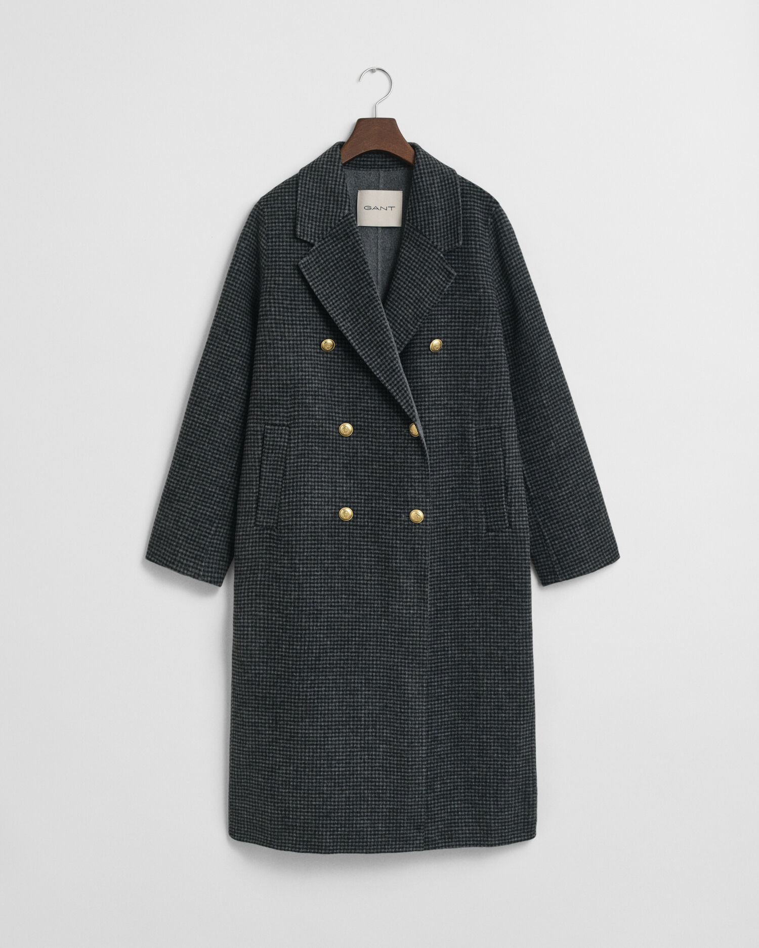 Checked Handstitched Coat