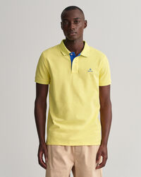 Contrast Collar Piqu&eacute; Polo Shirt
