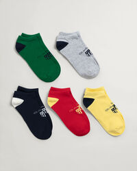 Teen Boys 5-Pack Shield Sneaker Socks
