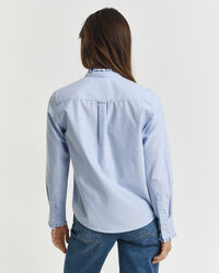 Classic Oxford Frill Blouse