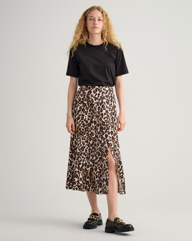 Leopard Print Skirt
