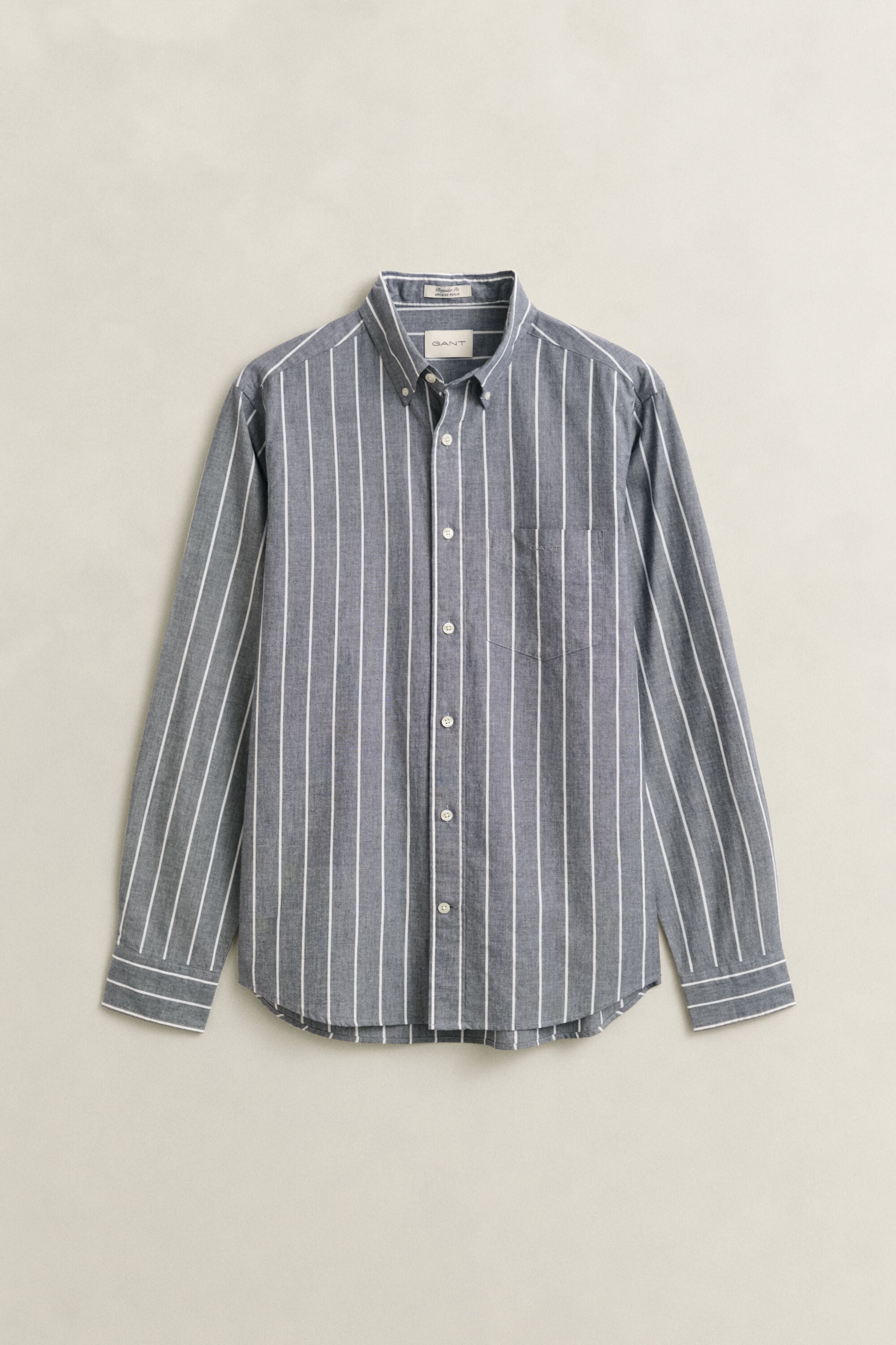 Striped Mélange Poplin Shirt