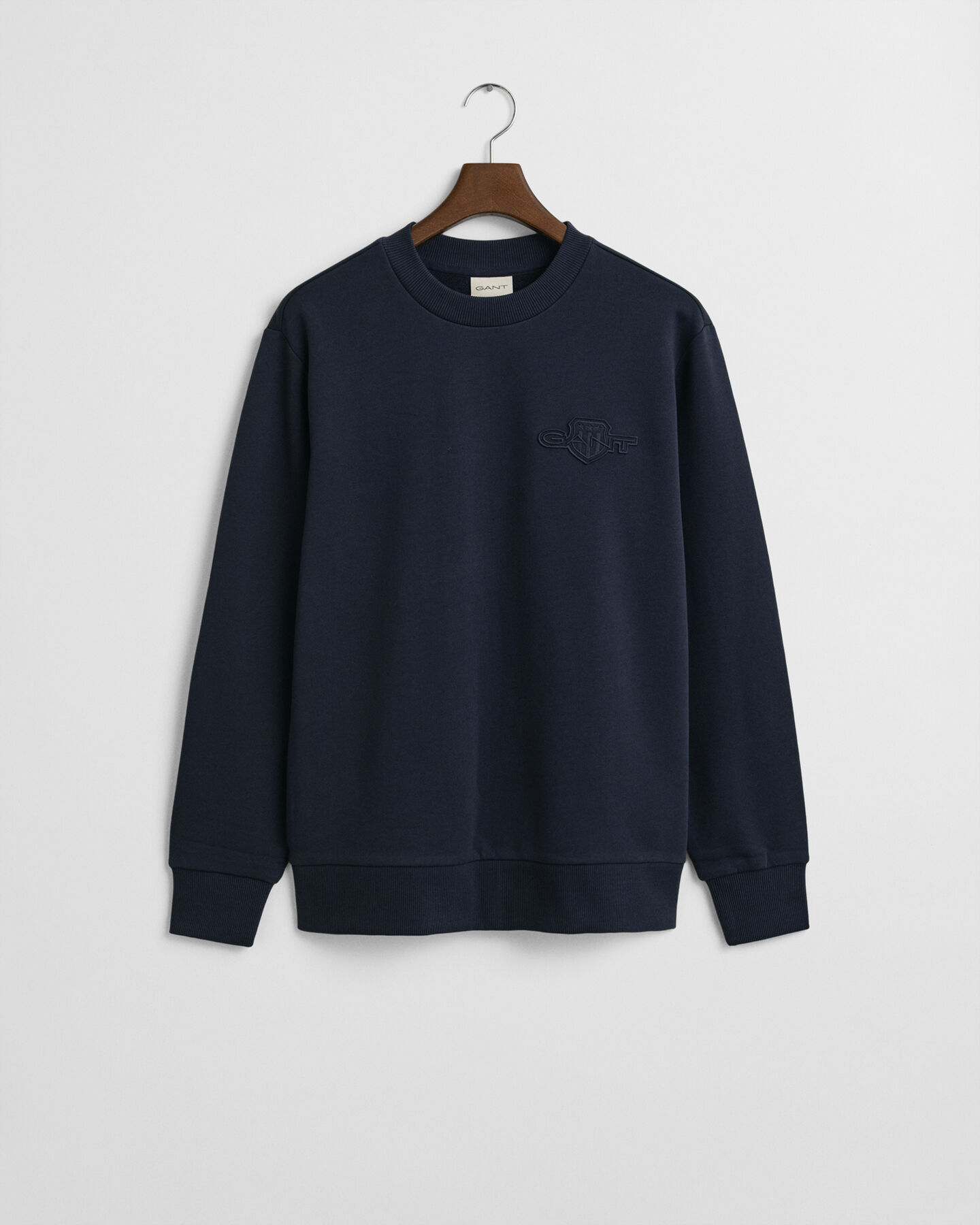 Tonal Shield Crew Neck Sweatshirt