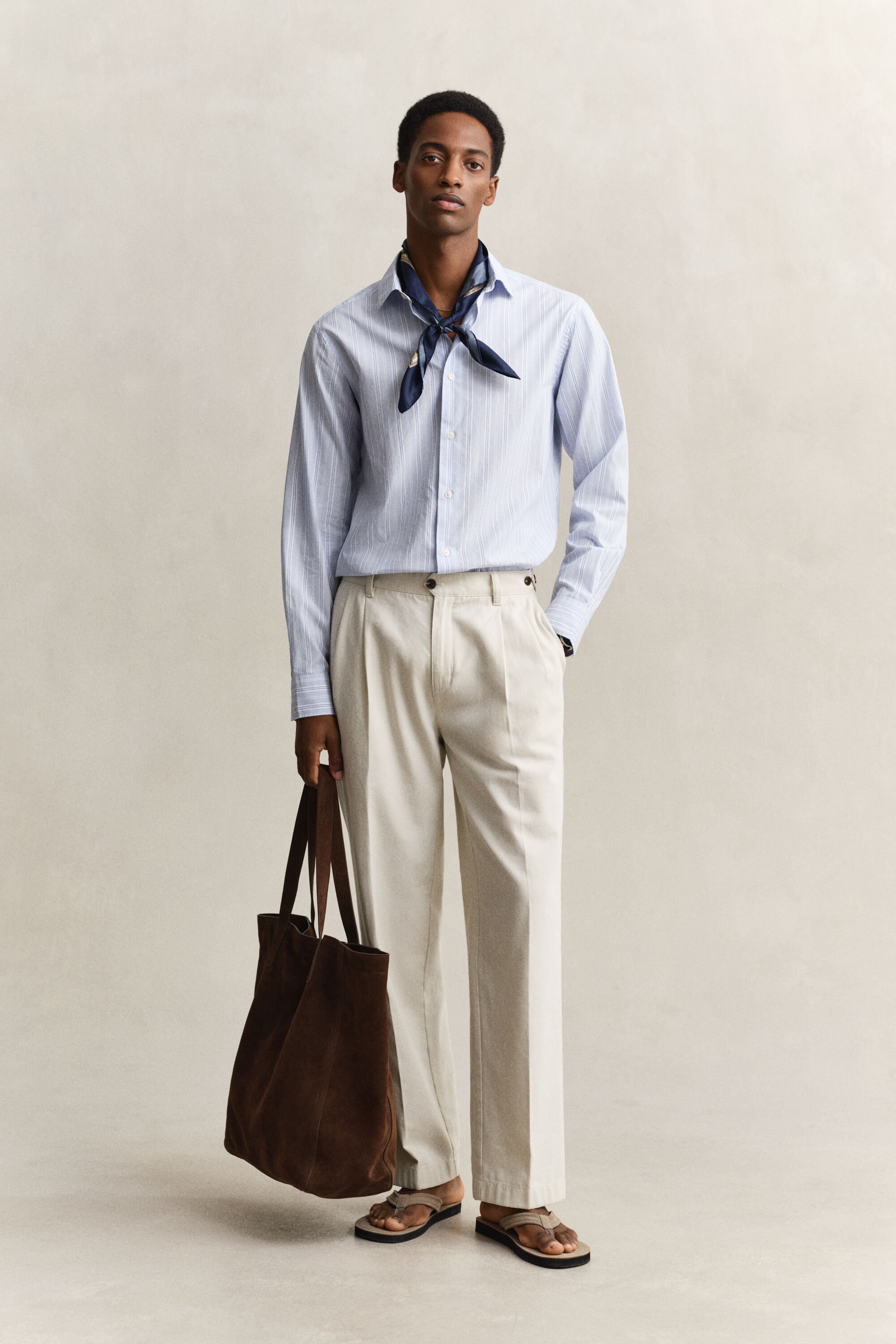 Regular Fit Dobby Striped Shirt