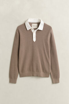 Cotton Merino Rugger — MIST TAUPE 1
