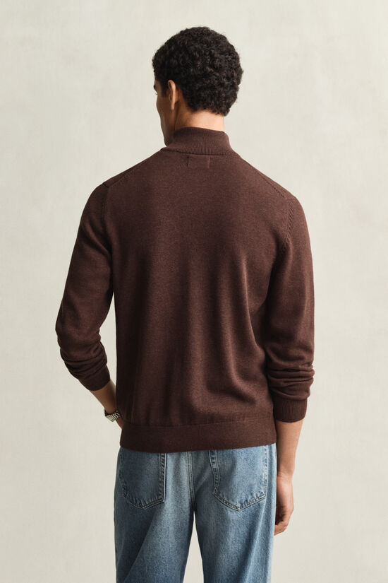 Casual Cotton Zip Cardigan