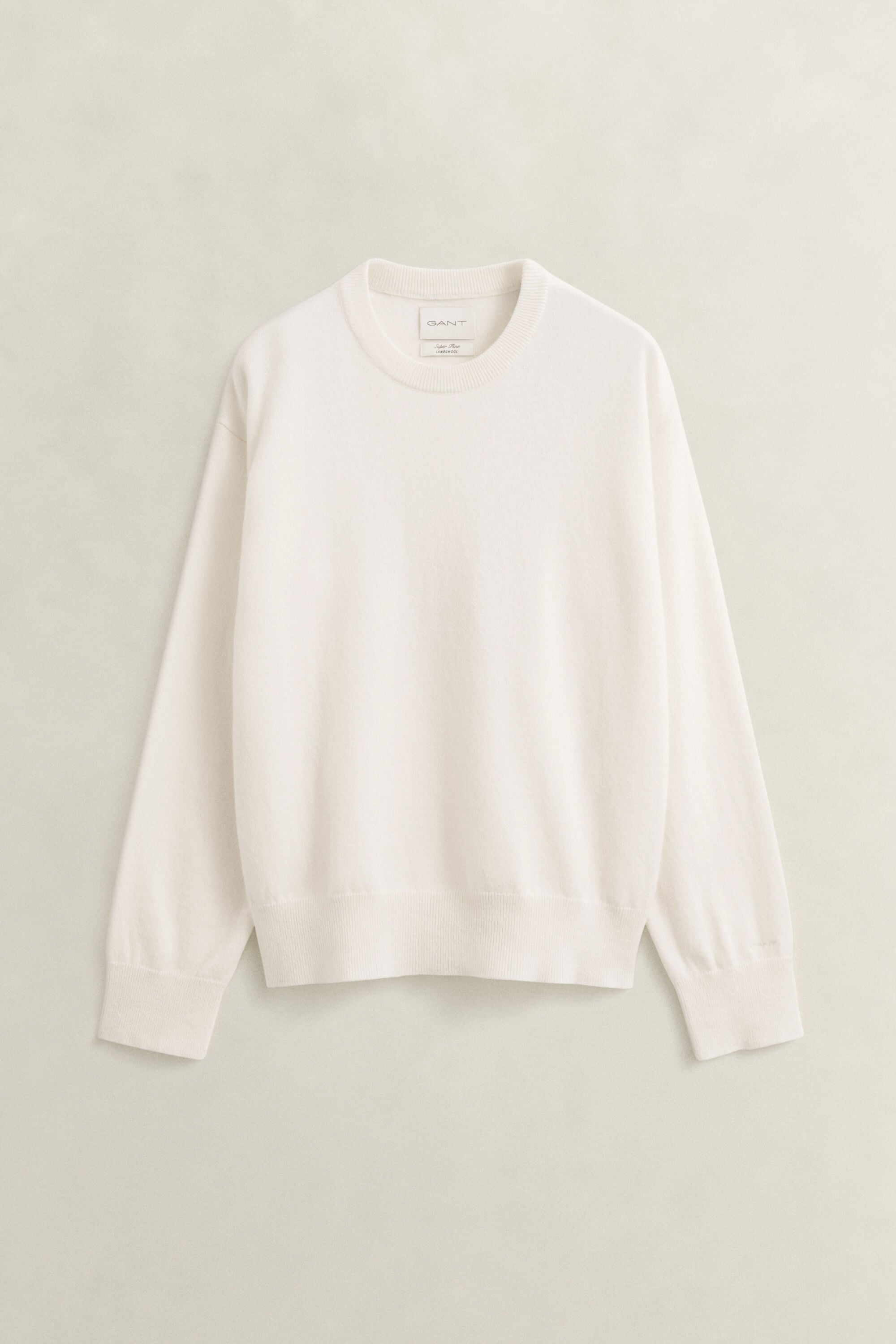Superfine Lambswool Crew Neck Sweater