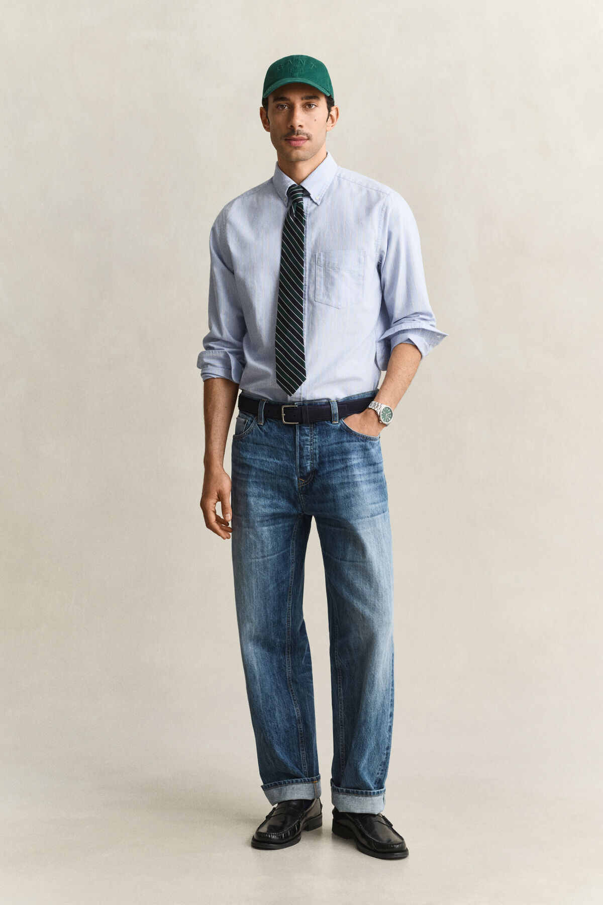 Archive Wash Jeans — DARK BLUE BROKEN IN