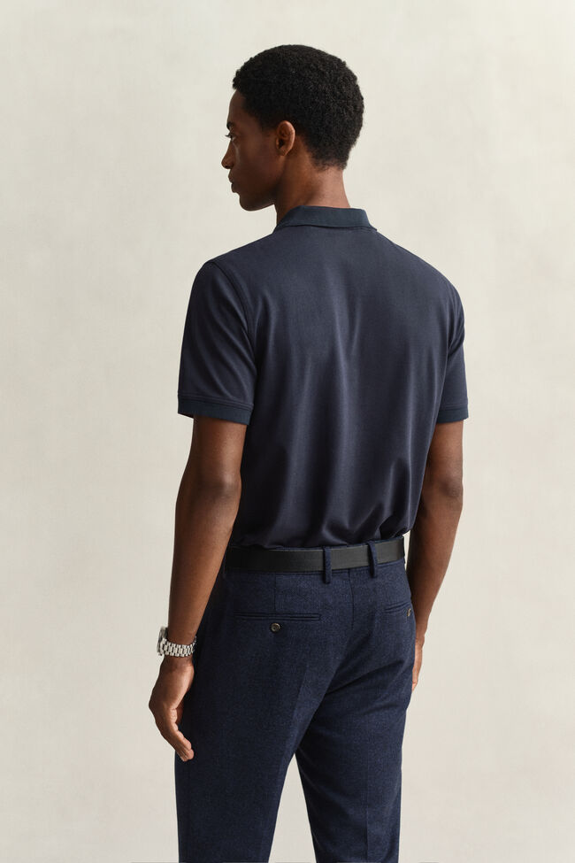 Contrast Piqu&eacute; Polo Shirt